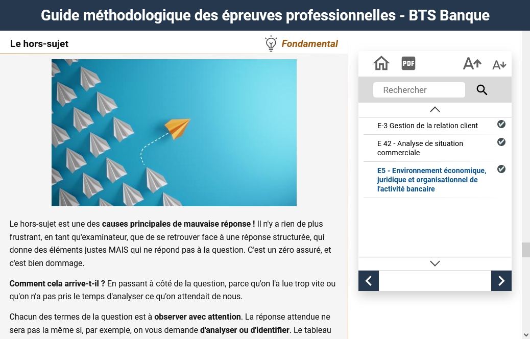 Module de formation banque assurance