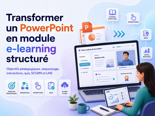 Transformer un Powerpoint en module e-learning
